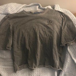 Adidas Gray Crop Top